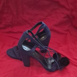 Express Dark Blue Women's Heels